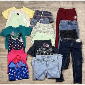 Lot of 17 Girls Size 6 Jordache Place Lee Arizona Wonder Nation etc+